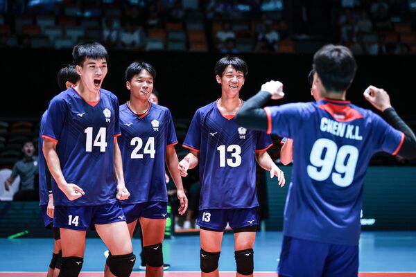 ▲中華男排直落三收下預賽第二勝。（圖／AVC提供）