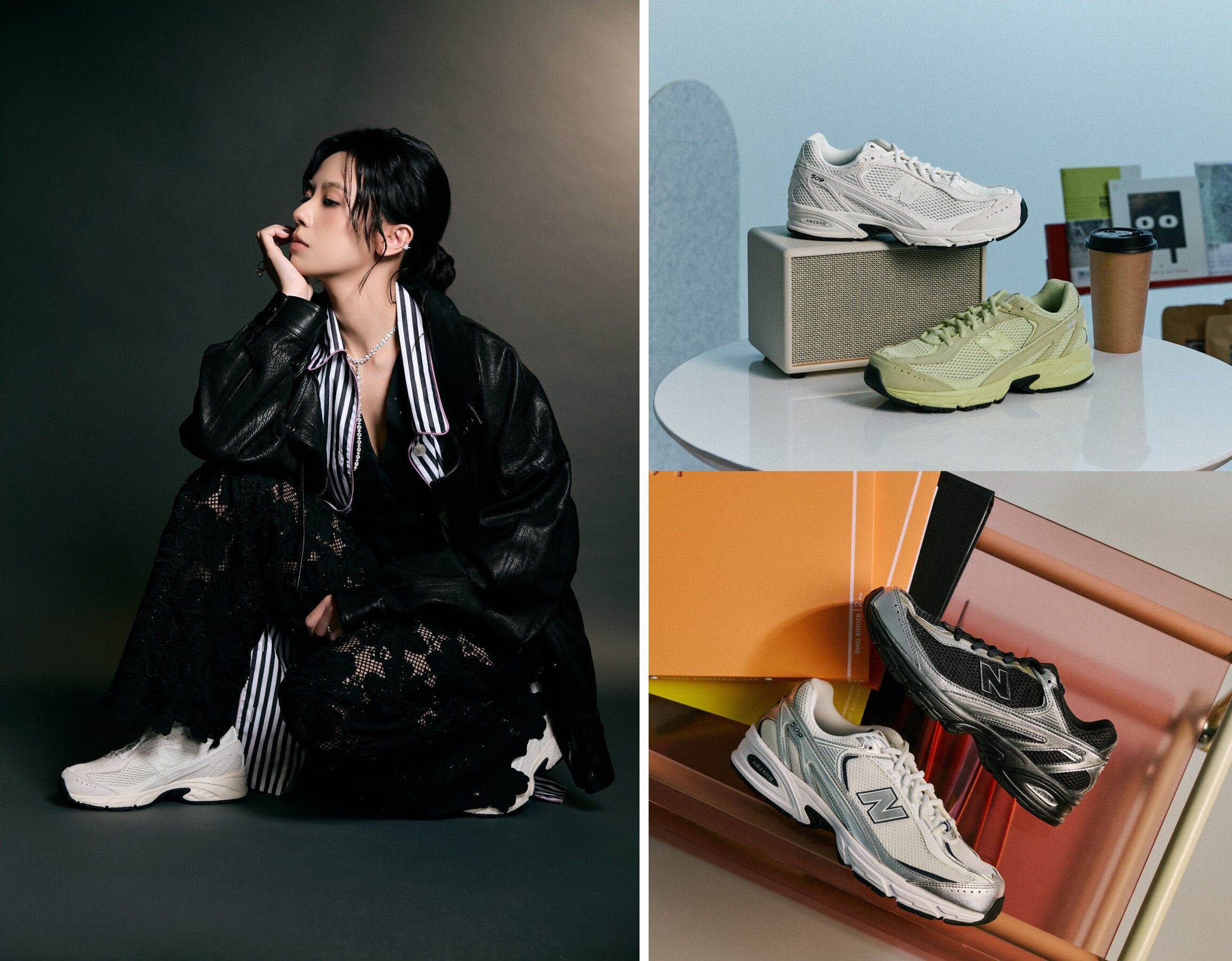 ▲▼New Balance,波浪鞋,AC Runner,小白鞋509。（圖／New Balance提供）
