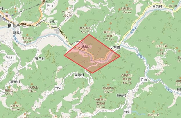 ▲▼山區暴雨災防告警。（圖／氣象署提供）