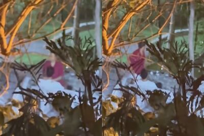 紅衣女「跨坐男伴」忘情晃動! 芭達雅公園活春宮激戰畫面曝