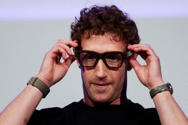 ▲▼Meta AI 眼鏡,祖克柏,祖克伯,Mark Zuckerberg。（圖／路透）