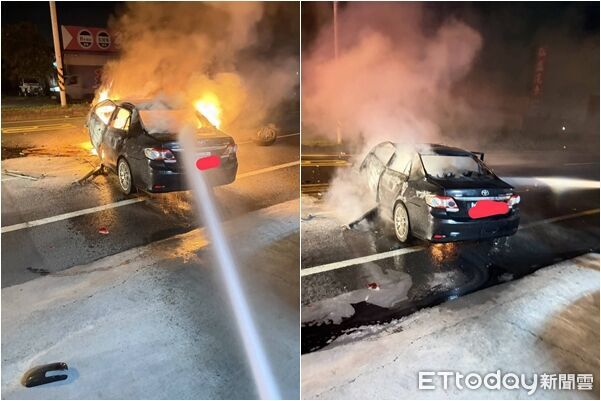快訊/屏東自小客凌晨「燒成火球」!警消馳援射水 1男送醫 | ETtoday社會新聞 | ETtoday新聞雲