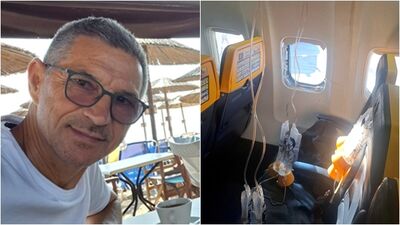 他搭機遭吸出窗外!妻目睹「全臉變形、口鼻流血」硬抓雙腿拉回來