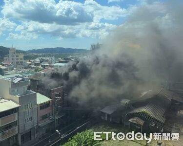 快訊/台中中醫診所嚴重火警!黑煙狂竄天 女員工受困被救出