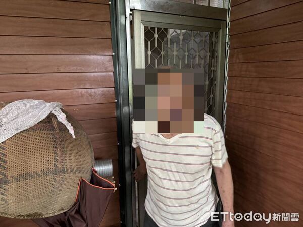▲巡田翁失聯急壞家人，國姓警冒風雨尋獲助報平安。（圖／記者高堂堯翻攝）