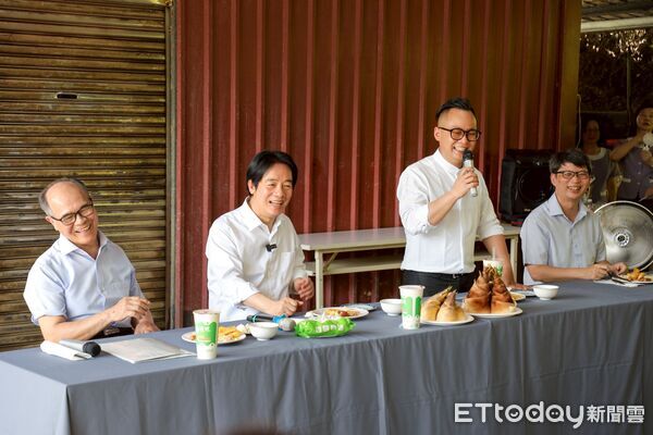 ▲賴清德體驗挖竹筍訪市民農園 童子瑋：讓基隆農業持續扎根。（圖／記者郭世賢翻攝）