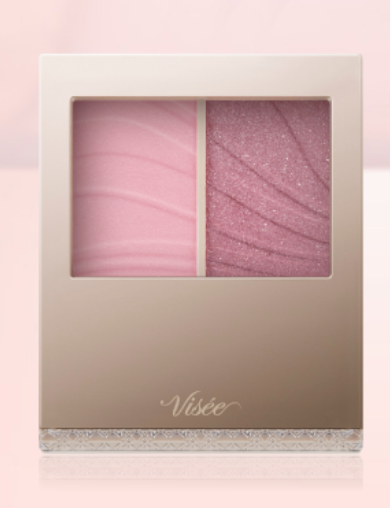 ▲Visee 花綻雙色頰彩      。（圖／翻攝自官網）