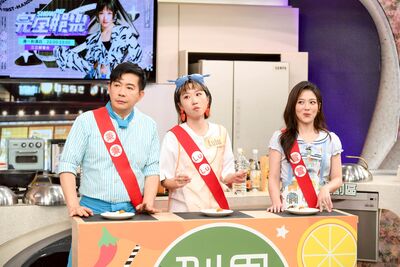 Lulu突襲《型男大主廚》搶主持! 曾國城傻眼喊「節目難做到來借鍋碗瓢盆」