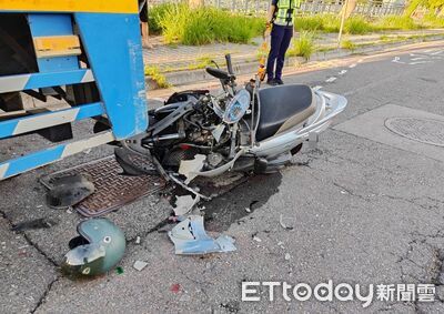 快訊／台中33歲男騎士撞擊違停大貨車　搶救不治身亡
