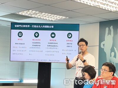 端5大運動政策　沈伯洋：關渡蓋國際足球場、花博設超級市民運動中心
