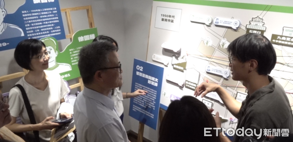 ▲《成行・地圖帶路：揣台南的白色記憶》15日在湯德章故居開展，以6張成大人權故事地圖重現白色恐怖歷史。（記者林東良翻攝，下同）