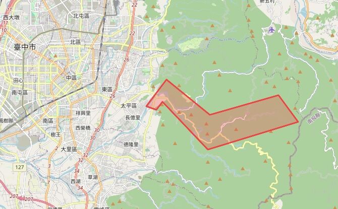 ▲▼山區暴雨災防告警。（圖／氣象署提供）