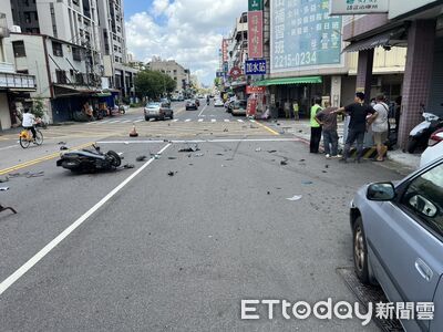 快訊/酒駕害命!台中自小客逆撞2機車 無辜女騎士1死1傷