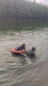 71歲勇嬤下河救30歲男! 驕傲喊:我身體好