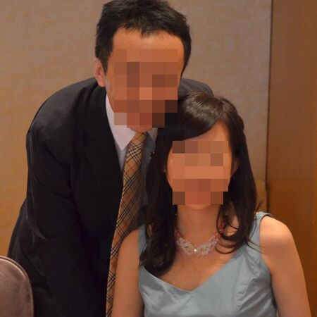 ▲▼新竹音樂教室命案，死者紀男與妻子出席林嫌與王家大姊的婚禮，留下合影。（圖／翻攝臉書）