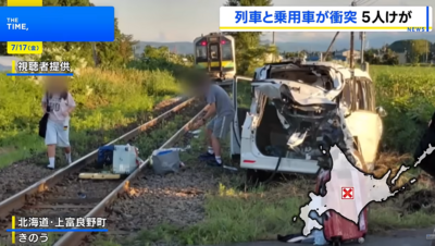 北海道自駕卡平交道! 5中國客「遭JR列車撞上」受傷送醫