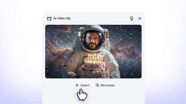 ▲Google Vids推AI分身拍片新功能。（圖／Google）