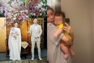 汪小菲妻抱5個月大兒自拍　寶寶突開口神回「很帥」驚呆網