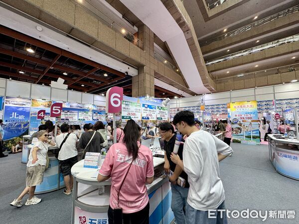 ▲▼台北國際夏季旅展,台北旅展,旅行社,東南旅遊,五福旅遊。（圖／記者彭懷玉攝）