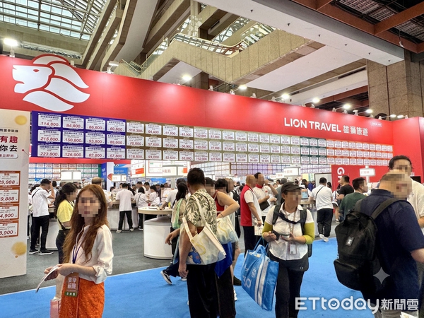 ▲▼台北夏季旅展,雄獅旅遊攤位。（圖／記者彭懷玉攝）