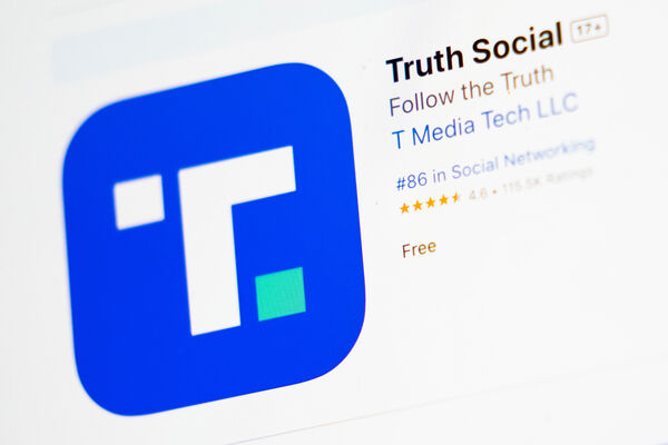 ▲▼川普Truth Social。（圖／達志影像／美聯社）