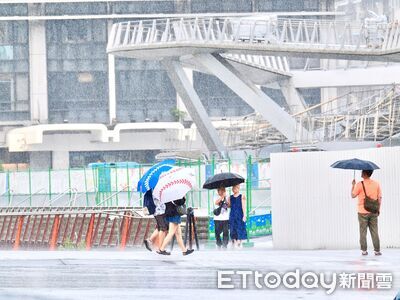 南部對流稍減弱 轉「全台接棒下雨」:陸續進入降雨範圍
