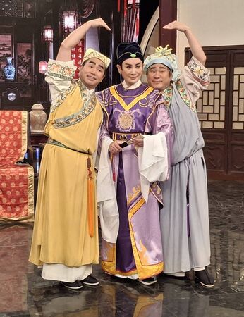 ▲洪蓉綜藝最強大，胡瓜歐漢聲與周曉涵。（圖／高小敏提供）
