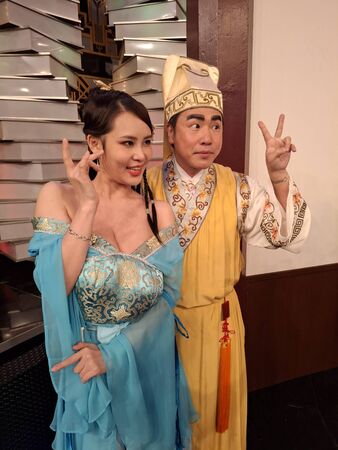 ▲洪蓉綜藝最強大，胡瓜歐漢聲與周曉涵。（圖／高小敏提供）