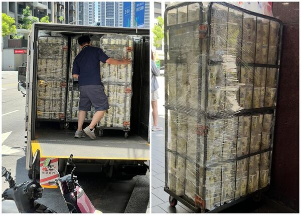 「整車飲料山」震撼畫面看呆！超狂千杯大單曝光　老闆現身揭真相