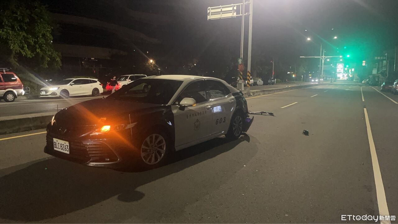 台中警正處理交通事故 賓士竟高速撞警車!27歲駕駛酒測0.45 | ETtoday社會新聞 | ETtoday新聞雲