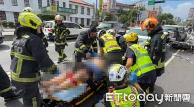 快訊/台中豐原7車連環撞!遭前後轎車夾困 男騎士送醫不治