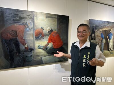 做工行善團從工地走上畫布　百工映像定格職人汗水與奉獻