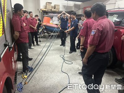 南消強化繩索救援戰力 西港分隊實境操演提升義消專業