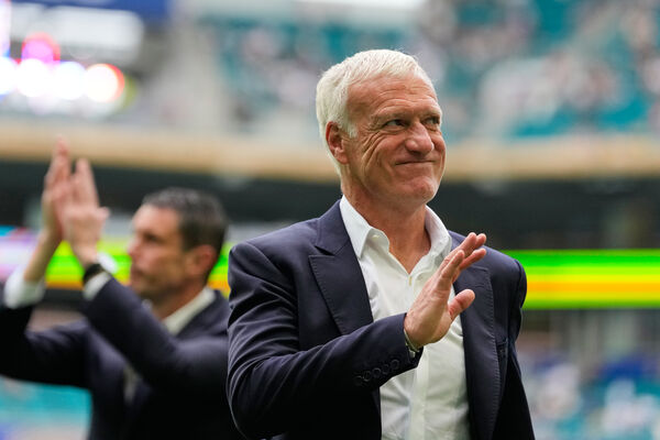 ▲2026年世足季軍戰是總教練德尚（Didier Deschamps）執教「藍衫軍」最後一戰。（圖／達志影像／美聯社）