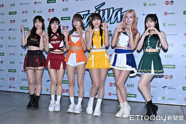 ▲▼2026中職明星賽應援團女孩聯訪，高橋佳帆、JJUBI、文慧真、Mingo、金娜妍、李皓禎。（圖／記者李毓康攝）