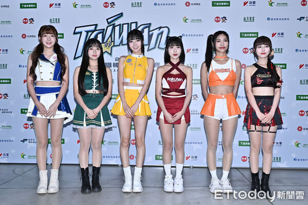 ▲▼2026中職明星賽應援團女孩聯訪，彭彭、衣宸、JOY、米亞、佩霓、呱呱。（圖／記者李毓康攝）