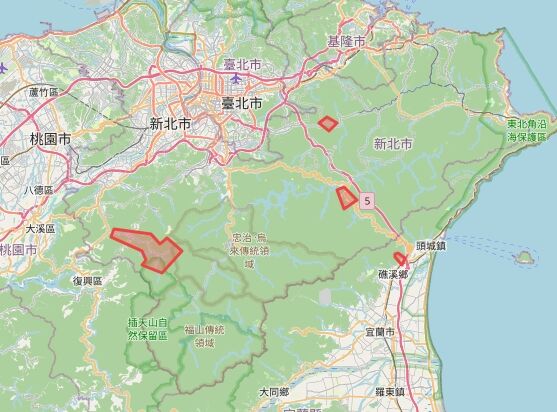 ▲▼山區暴雨災防告警。（圖／氣象署提供）
