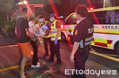 桃園2歲女童撞傷頭暈眩!父衝警所求助 警消接力送醫救治