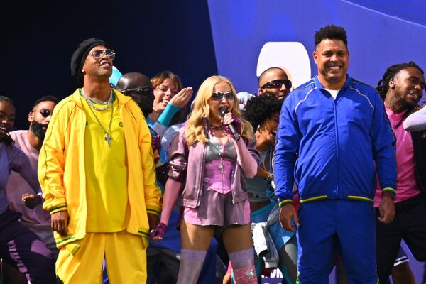 ▲瑪丹娜（Madonna）、夏奇拉（Shakira）、小賈斯汀（Justin Bieber）與BTS。（圖／達志影像／美聯社）