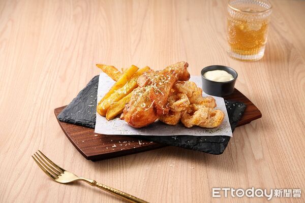▲王品集團日式定食品牌「品田牧場」，「好棒酥炸海陸盤」。（圖／王品提供）