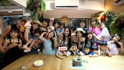名經紀人小瑋為四歲兒辦生日派對 「孩子長太快」王思佳等藝人都到齊