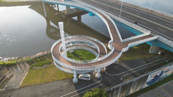 ▲▼「民權大橋景觀橋」今（20日）啟用。（圖／北市新工處提供）