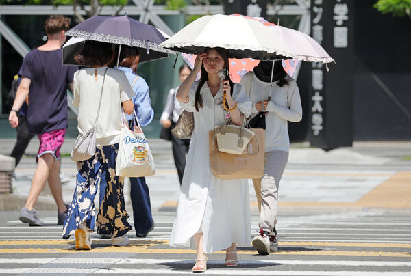 ▲▼日本夏季高溫,夏天,名古屋。（圖／達志影像／美聯社）