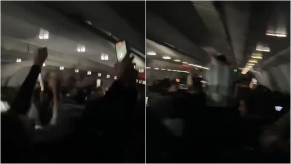 ▲▼被耍了！機長廣播「恭喜阿根廷」全機嗨翻　下秒公布勝負一片死寂。（圖／翻攝TikTok）