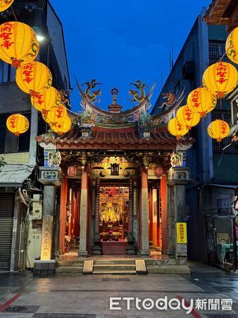 ▲台南市推動城市光環境改造，以精準配光呈現古蹟及歷史建築夜間風貌。（記者林東良翻攝，下同）