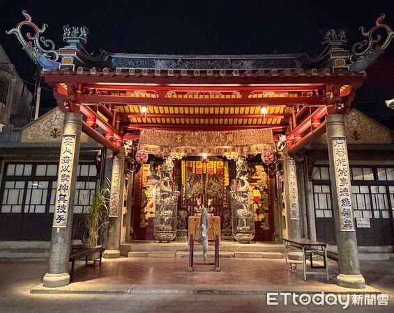 ▲台南市推動城市光環境改造，以精準配光呈現古蹟及歷史建築夜間風貌。（記者林東良翻攝，下同）