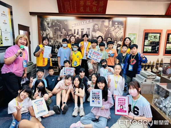 ▲俊逸基金會舉辦2026 Podcaster兒童廣播營，引導學童透過Podcast創作認識校園霸凌防治。（記者林東良翻攝，下同）