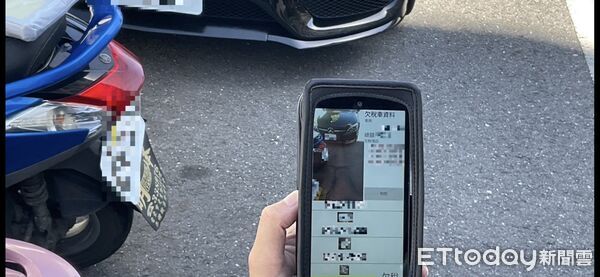 ▲花蓮分署運用「AI行動神捕」於台東市區執行掃車勤務時，再度成功查獲該賓士轎車。（圖／花蓮執行分署提供，下同）