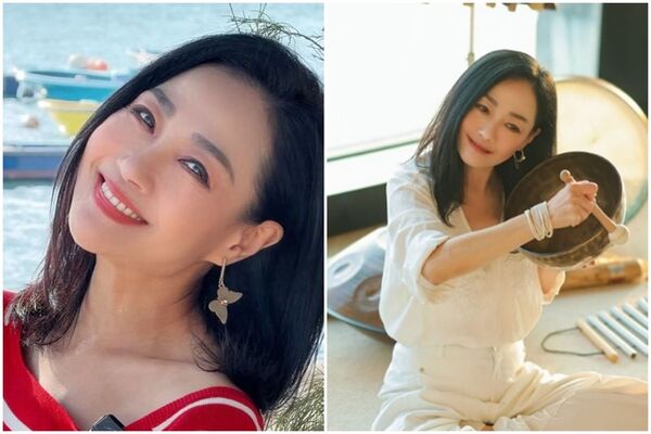 曾獲亞洲小姐季軍、拍過經典電影《賭神》的女星楊玉梅，凍齡有術，多年來秉持「不婚不生」主義。（翻攝自楊玉梅臉書、IG）