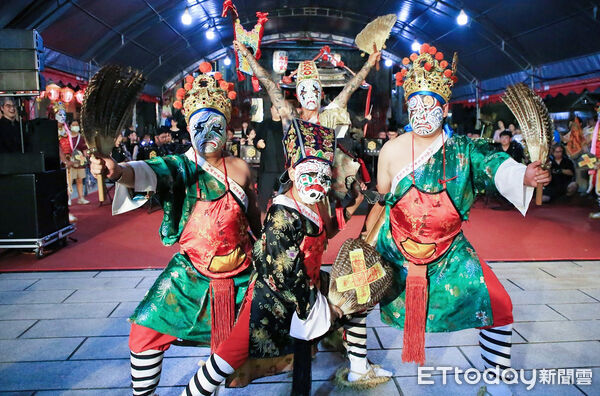 ▲▼  神明也吹管樂！嘉義城隍中元祭跨界神作，什家將&times;管樂團電爆視覺！  。（圖／嘉義市政府提供）